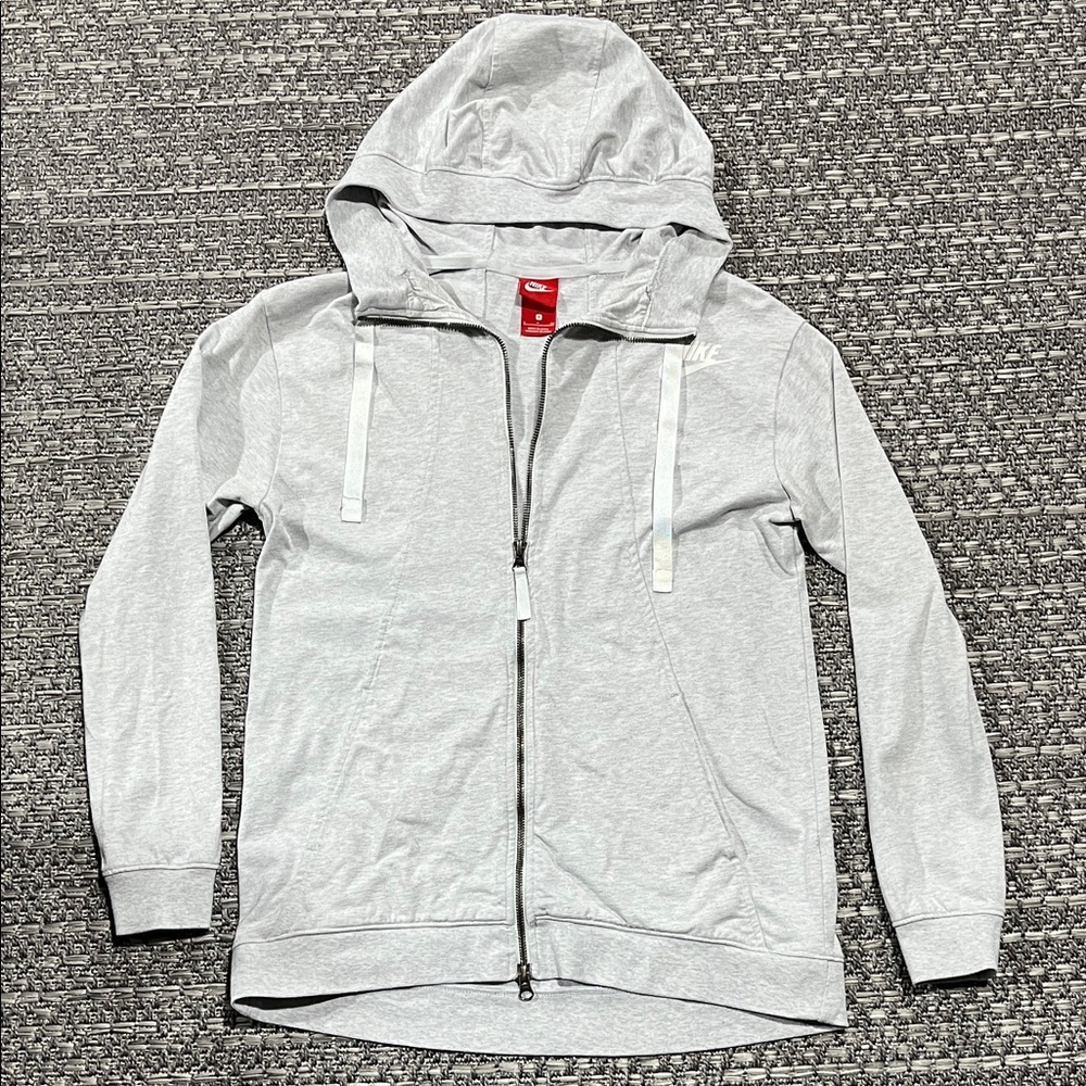 Nike | Grey Zip-Up Hoodie